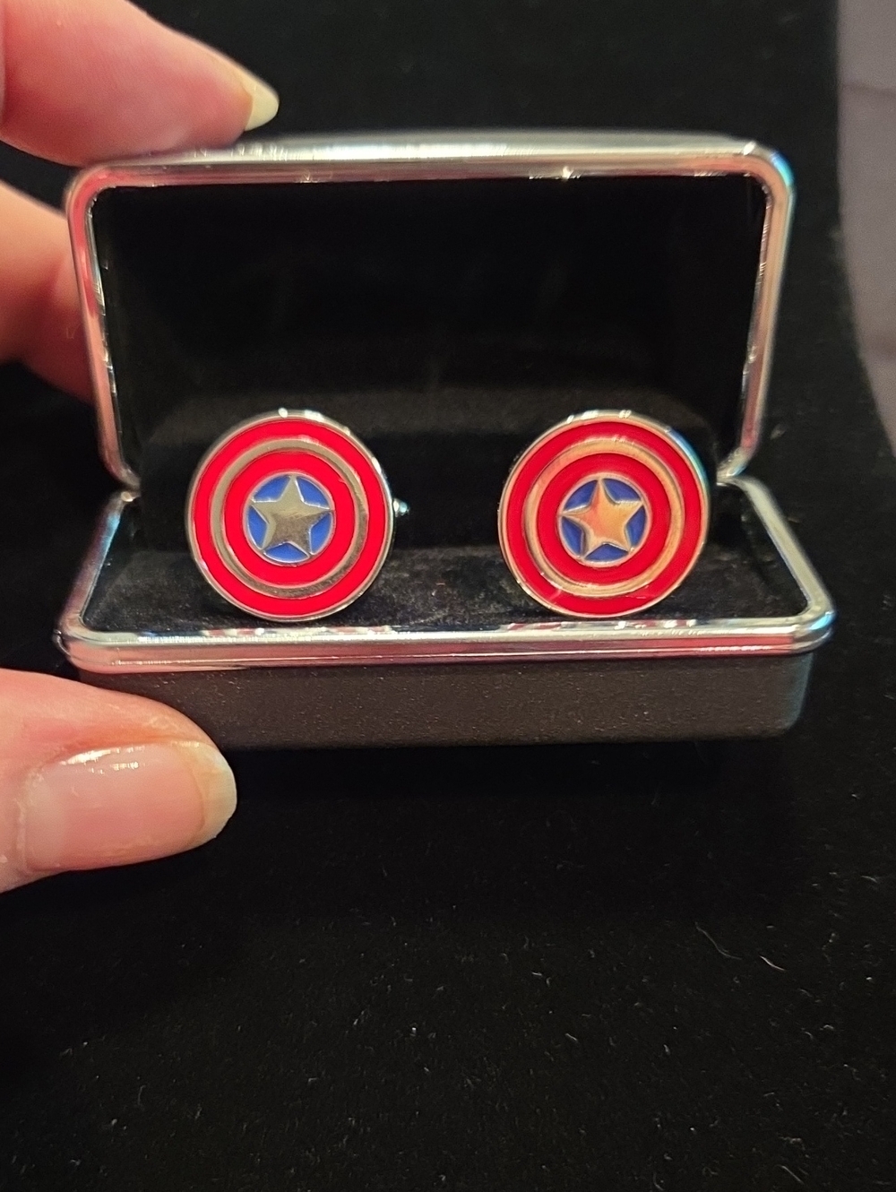 CAPTAIN AMERICA CUFFLINKS